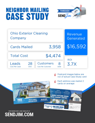 Send Jim Case Studies with Exterior Cleaning Ohio