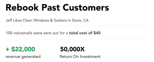 SendJim HP Case Study - Rebook Past Customers Text