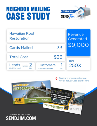 Send Jim Case Studies with Hawaiian Roof