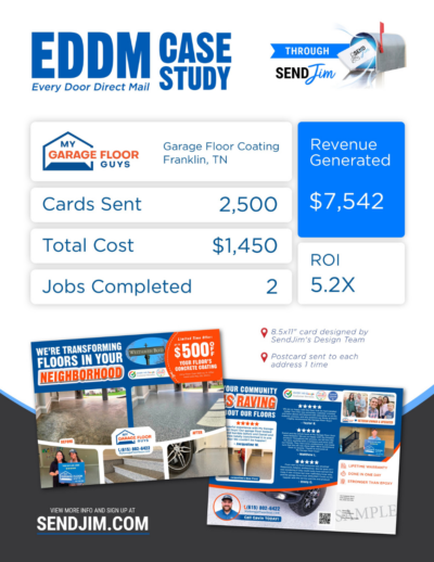 Send Jim Case Studies with MGFG Jumbo