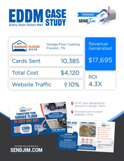 Send Jim Case Studies with My Garage Floor Guys