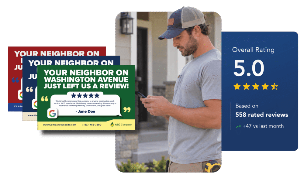 get high rated reviews for your business powered by Sendjim
